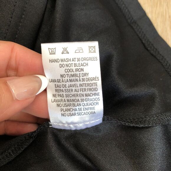 Lucy Paris Black Polka Dot Mesh A-Frame Goth Whimsigoth Fairy Festival Skirt M - Picture 11 of 12